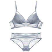 Pháp thanh lịch organ xếp li satin ren Bralette không vành xốp áo ngực trái tim thấp đặt