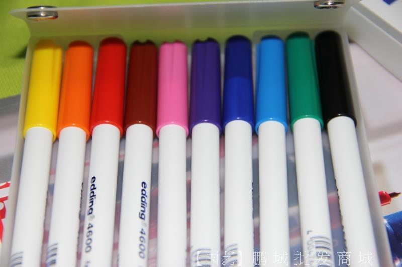 edding4600 color cloth drawing pen 10 color T-shirt pen fabric hand-drawn clothes drawing marker