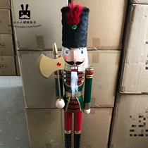 Walnuts Clips Special Size Products Metal Paint Soldiers High 106CM Christmas Gift clear cabin