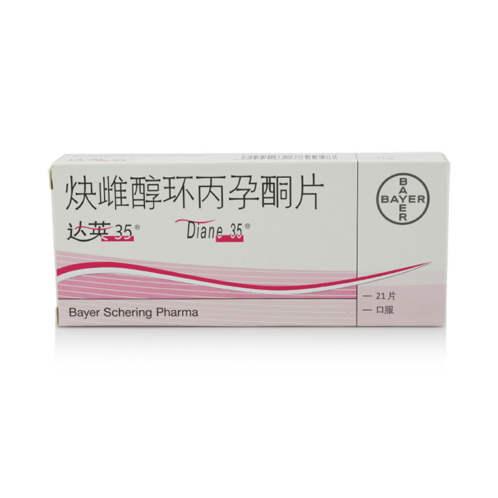 达英 达英-35 炔雌醇环丙孕酮片 21片/盒