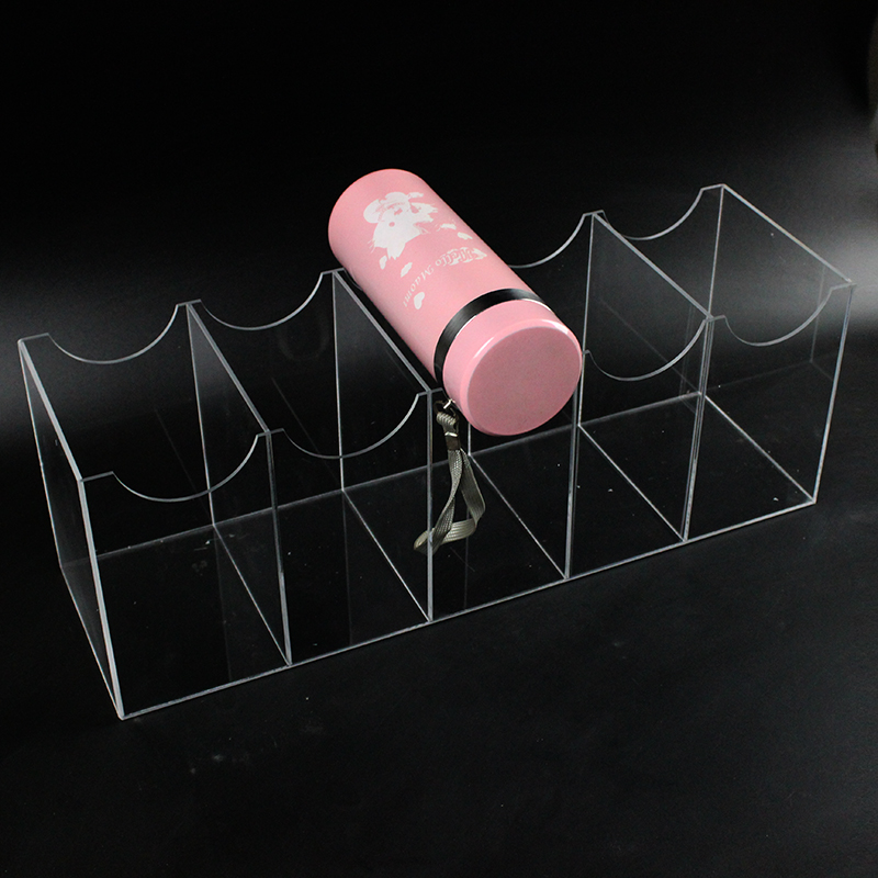 Factory direct wholesale acrylic vacuum cup teacup wine beverage display props shelf shelf display stand
