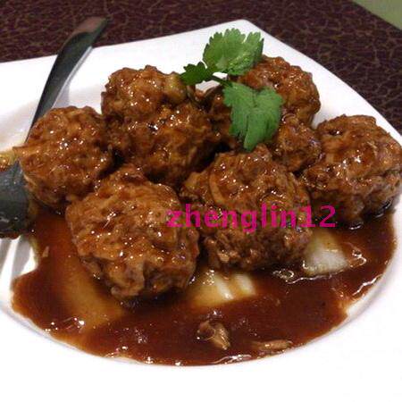 Hong Chang Songzhen Vegetarian Love Vegetarian Braised Lion's Head 260g Non-GMO Soy Protein Meatballs