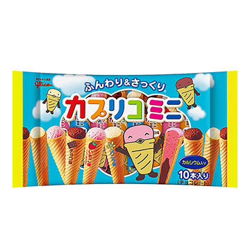 Glico 格力高 综合迷你甜筒饼乾-87g