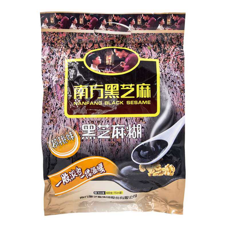 【苏宁易购】南方 黑芝麻 核桃黑芝麻糊 600g/袋
