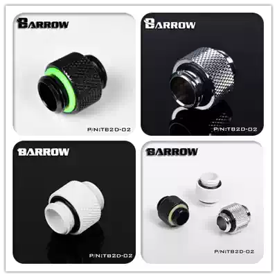 Barrow G1 4quot black bright silver double external tooth fitting standard double male screw TB2D-01
