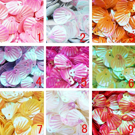 Shell Sequints DIY Материал Цвет.