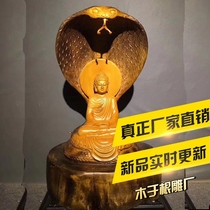 Wood in The Root Carving Factory Cliff camphor wood Buddha the worlds meditation Buddha statue home furnishings direct sales
