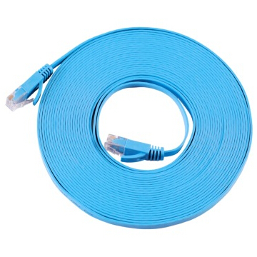 SAMZHE SZ-630BE Cat6e Gigabit Ultra-flat Network Route Blue (Gold Plated Head) 30m