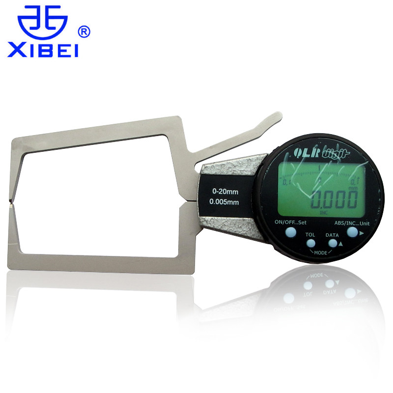 Customize the number of sharp pointed external card gauge external card pliers 0-10mm0-20mm electronic wall thickness gauge thickness gauge straight read 0005 -Taobao