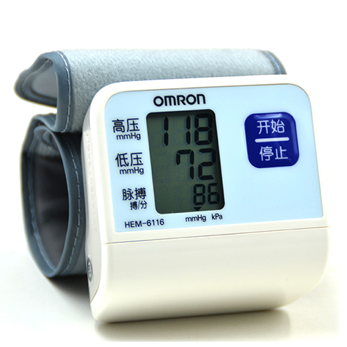 欧姆龙手腕式电子血压计HEM-6116家用血压测量仪 正品包邮
