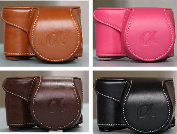 Suitable for Sony ILCE-6000 a6300 6400 6100 camera bag protection leather cover a6400 housing