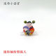 袖珍小泥人《小县官》硬币大小旅游纪念手工艺品小朋友礼物车饰品