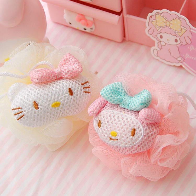 KT Melody super cute bath bath ball bath soap shower gel bubbler