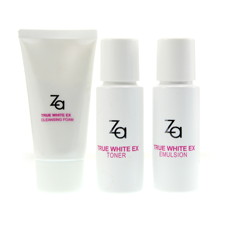 包邮会员答谢品za姬芮新焕真皙美白洁面50g化妆水50ml 乳液50ml