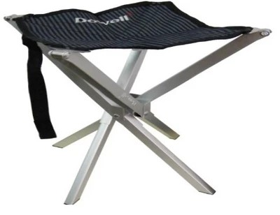 DOWELL mostly aluminum alloy folding chairs small four-corner aluminum alloy Maza folding stool ND-2983 red crown