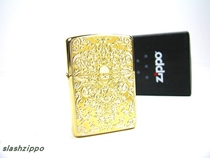 zippo Japanese Collection Series 2013 complex etching gilded armor hell Devil King