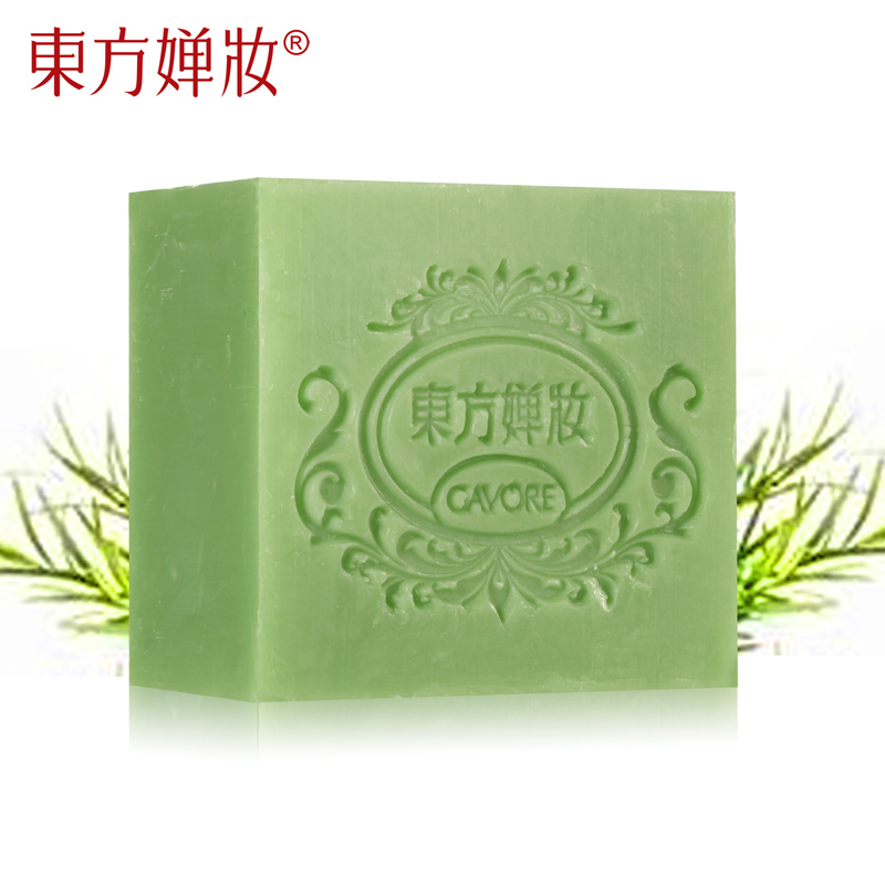 东方婵妆茶树精油手工皂120g洗脸皂清洁毛孔清爽控油去青春痘正品