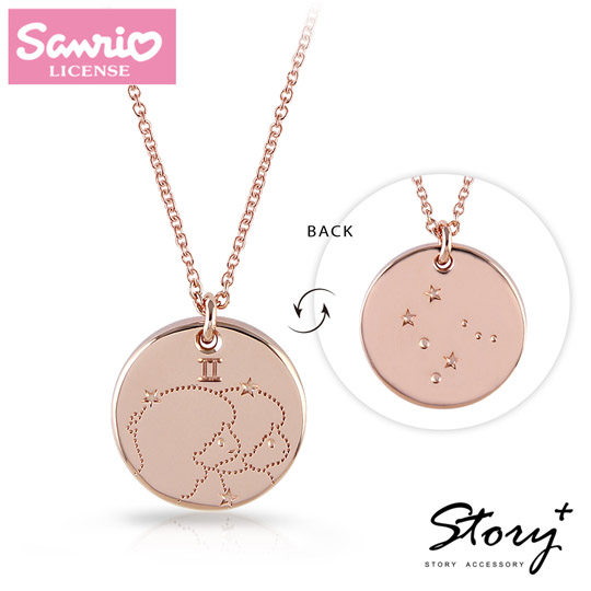 台湾官网直邮进口STORY ACCESSORY-星河系列-双子座-双星仙子纯银