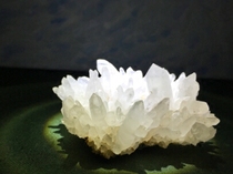 There has been a picture of the crystal cluster happy and silent