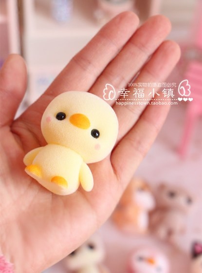 Cute soft cute small animal flocking doll toy decoration desktop car cartoon decoration decoration decoration