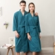 Áo choàng tắm nữ mùa hè khăn tắm khách sạn cặp vợ chồng bánh quế yukata mỏng thẩm mỹ viện thẩm mỹ gợi cảm áo ngủ nam dịch vụ nhà