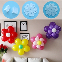 Wedding childrens birthday decoration balloon five petal flower wedding room plum blossom sealing clip party free mail