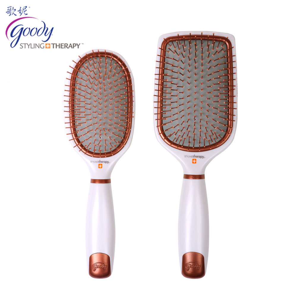 Goody/歌妮进口美国铜针疗理 梳子 改善头屑 保健气囊按摩发梳
