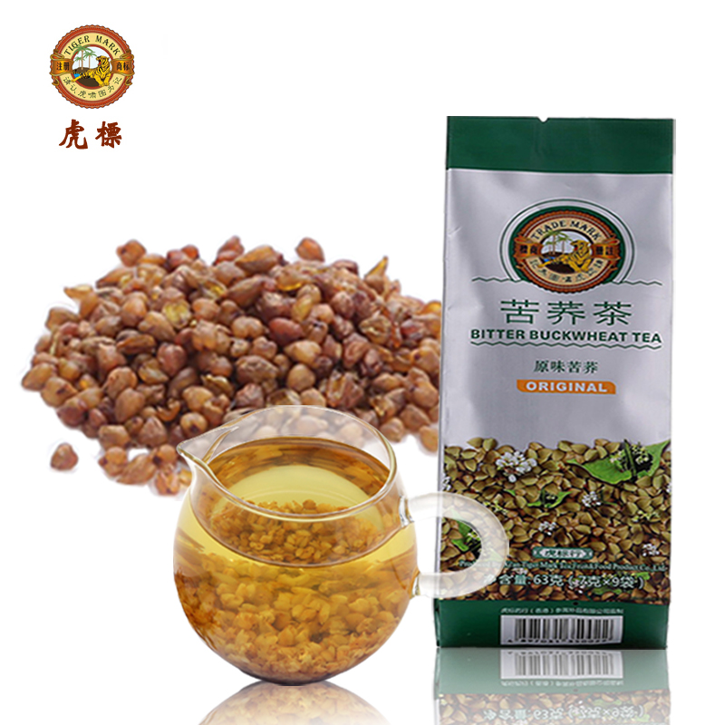 【天猫超市】香港虎标苦荞茶原味 荞麦茶花草袋泡茶包 63g