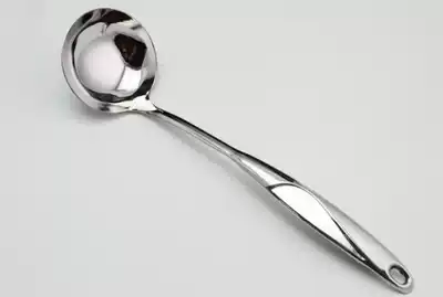 High-grade stainless steel rice spoon plus thick porridge spoon long handle public spoon large kitchen utensils