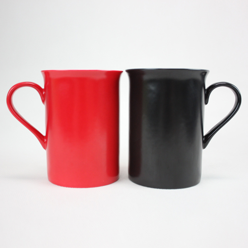 Sublimation bone china color-changing mug anti-mouth cup bone china white mug sublimation white mug