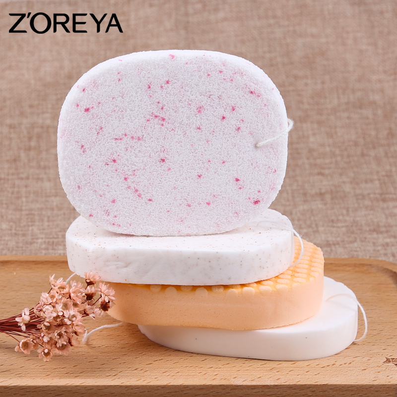 ZOREYA2片装 洗脸扑洁面扑亲肤加厚洗脸海绵洗面扑深层清洁带盒子