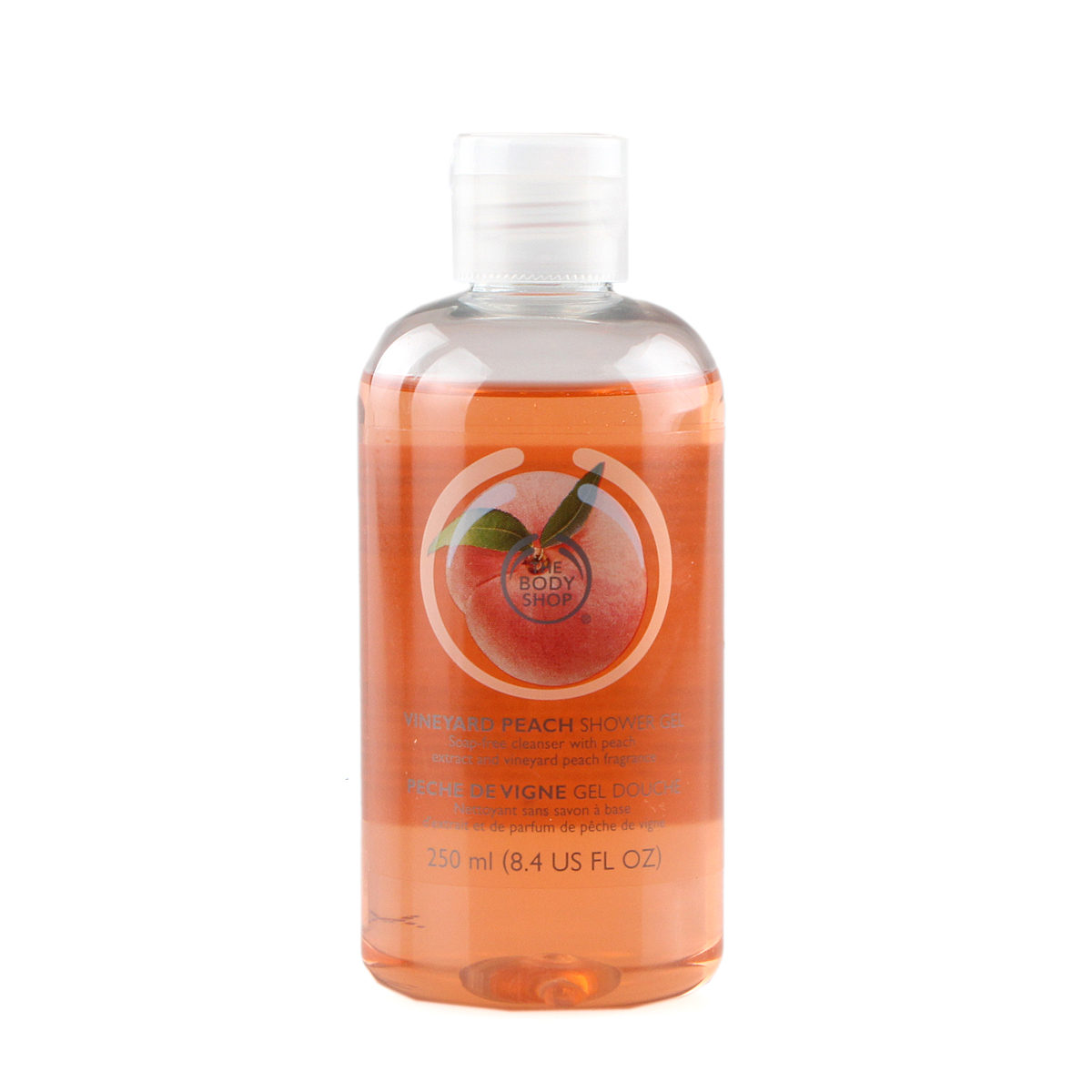 The Body Shop/美体小铺 水蜜桃美版保湿身体沐浴露 250ml 正品