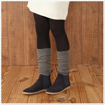 Autumn and winter wool thickened knee pads exported to Japanese men and women wool ring pull down old cold legs warm leg socks