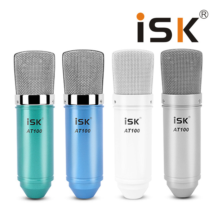 ISK AT100 AT-100 condenser microphone set computer K song recording YY anchor equipment