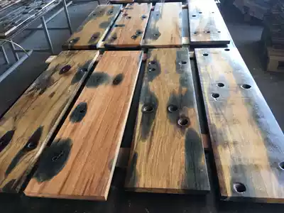 Custom pure ancient ship wood stair board stepper board Custom ship wood wooden stair pedal attic villa stepper board