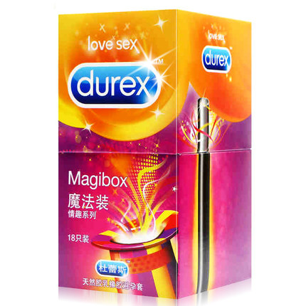 杜蕾斯魔法18只避孕套+送至尊超薄倍滑1只 成人情趣用品安全套 wd