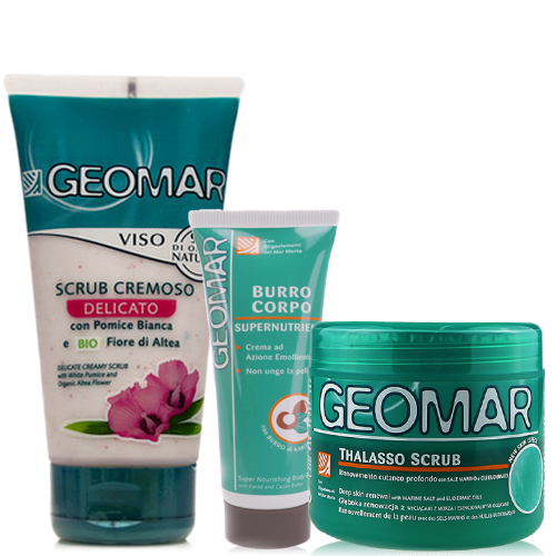 Geomar/吉儿玛 面部身体磨砂润肤套装 意大利进口 专柜正品