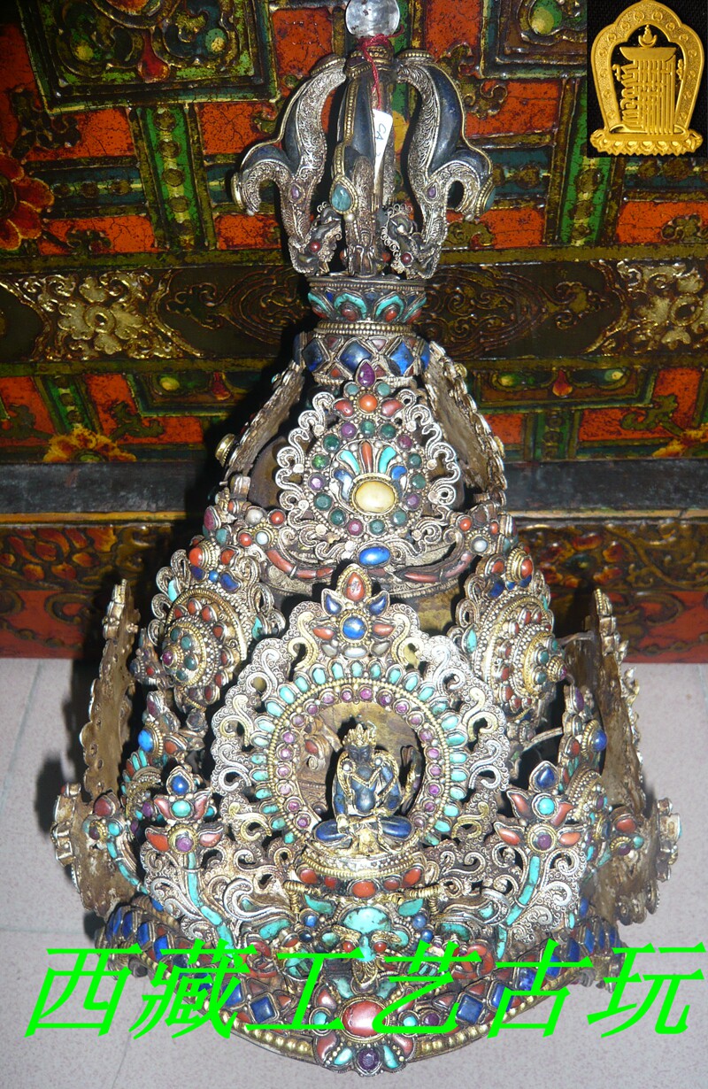 Tibet boutique pinched the thread of Buddha with various gems