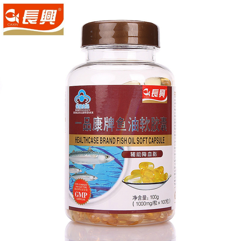 长兴 一品康牌鱼油软胶囊 1000mg/粒*100粒