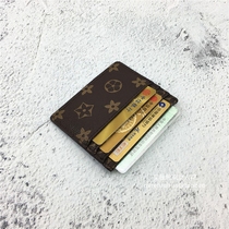 Ultra thin card bag mens womens style 2022 new short fashion credit card sleeve minimalist multi-card clip card bag