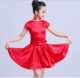 Trẻ em khiêu vũ Latin trang phục cô gái chấm điểm quần áo cạnh tranh quy định trang phục tiêu chuẩn trang phục cô gái thực hành quần áo mô hình mùa thu và mùa đông