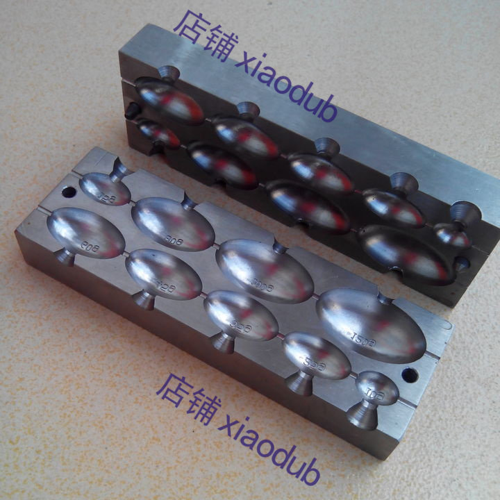 Lead Pendant Oval Olive Shaped Fish Radium Shaped Lead Pendant Die Lead Pendant Fishing Pendant Hook Steel Die Customize