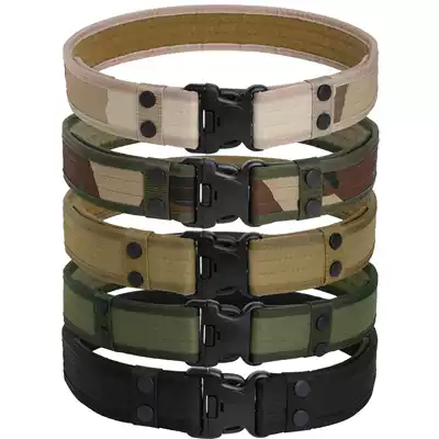 Outdoor special forces children's tactical camouflage belt Student army fan military training uniform belt Boy army uniform canvas belt