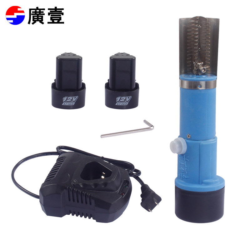 Wide-one waterproof with adjustable speed and flip-flop electric scramping machine scraping fish scale tool fish scale fish scale brush