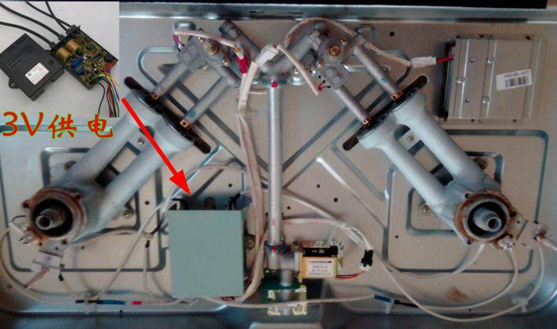 Fittings for pulse electronic igniter 3V universal controller of gas stove with high voltage line