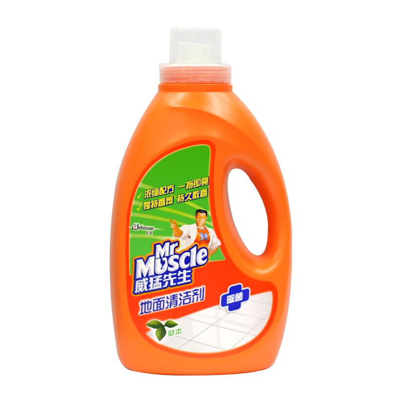 威猛先生除菌地面清洁剂2kg/草本  浓缩配方一拖即亮
