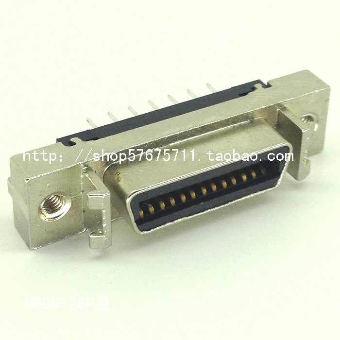 SCSI head SCSICN26P female CN26P in-line CN26P female 180 degrees factory direct sales