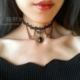 "Elam Shadow" Châu Âu gothic gothic Retro Fringe Sexy tính khí gốc Đen Vòng chân ren lắc chân nữ đẹp Vòng chân