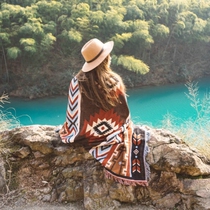 Foreign trade Bohemia Turkish tapestry bed blanket cotton blanket sofa cushion towel decoration tapestry balcony carpet cover blanket