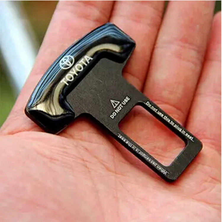 汽车安全带夹卡扣丰田汉兰达凯美瑞锐志花冠RAV4内饰改装插头插销